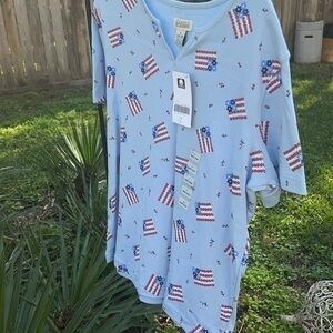 New American flag shirt